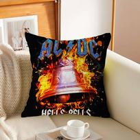Muzika Menas A-ACDC Pagalvės Dovanos Namų Biuro Baldai Miegamojo Sofa Automobilio Pagalvės Užvalkalas Dėklas 45x45cm 16x16Inch