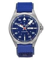 Hamilton Khaki Aviation Pilot Air-Glaciers Edition Tekstilės dirželis Mėlynas ciferblatas Automatinis H64655941 100M Vyriškas laikrodis mėlyna