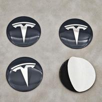 4 vnt. 56 mm automobilio ratlankio dangtelis, centrinis dangtelis su logotipu, aukštos kokybės lipdukas, skirtas Model 3 Y S X, individualizuoti automobilio lipdukai, automobilio priedai