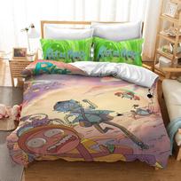 Patalynės komplektas Rick Morty II serija Dydis Trys dalys Užvalkalas antklodei AU Single 140x210cm