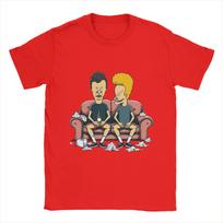 Beavis and Butt Head Marškinėliai Vasariniai 100% Medvilniniai Marškinėliai Vyrams Laisvalaikio Atsitiktiniai Marškinėliai Trumpomis Rankovėmis Vintažiniai Marškinėliai S