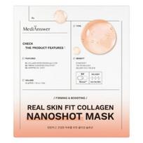 MEDIANSWER Real Skin-Fit Collagen Nanoshot Mask (5 Sheets) — Ultra-Fit Firming & Hydrating Collagen Care