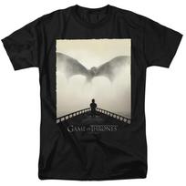 Game Of Thrones Dragon 1 Mens T Shirt Black Officially Licensed L