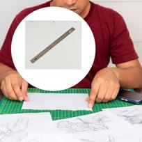 Komiksų įrankis Animacijos tvirtinimo liniuotė su fiksavimo kojelėmis popieriui tvirtinti Piešimui with 100 Sheets