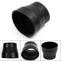 Air Intake Connector 76-63mm Air-Filter Pipe Tube 3-2.5 Inch Black Rubber