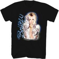 Men's Britney Spears Britney Logo & Photo T-Shirt Black S juoda