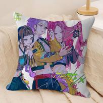 KPop Demon Hunters Personalized Pillow Dust Cover Bedroom Kids Party Decoration Pillowcase Birthday Children Gift 12x12Inch