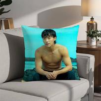 Woo Do H-Hwan Pillow Case 3D Print Polyester Fiber 40*40cm Home Sofa Throw Decoration Festival Gift 12x12Inch