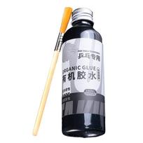 100ML Profesionali stalo teniso gumos klijai Ping Pong raketės greičio klijai su šepetėliu Guminis klijai ir valiklis mokyklai, biurui juoda