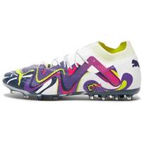 Puma Future Ultimate Creativity Neymar Išskirtiniai Mg Futbolo Batai Vyriški Futbolo Batai Juodi Balti Violetiniai 107411-01 40