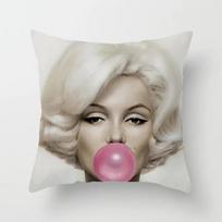 Marilyn Monroe Pagalvės užvalkalas Dekoratyvinis Poliesterio Sofos Mėtymo Pagalvės Užvalkalas Retro Moterys Super Žvaigždės Pagalvės Užvalkalas Namų Dekoras 45X45CM 12x12Inch