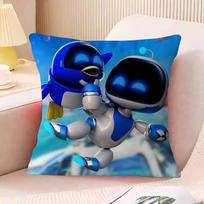 A-Astro B-Bot Cushion Cover Inches Farmhouse Decor Home Throw Pillow Covers For Couch Decorations 16x16Inch