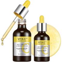MISSHA Vita C Plus Vietinio poveikio ir stangrinamoji ampulė 20 ml + 15 ml — Skaistinantis ir stangrinamasis serumų rinkinys