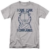 Garfield I Complained Mens T Shirt Athletic Heather 3XL
