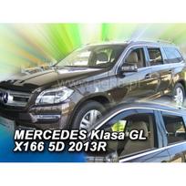 HEKO Priekiniai stiklai / langų deflektoriai 4gb. MERCEDES GL X166 5d (2012-2015), GLS I X166 5d (2015-2019)