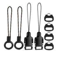8 Pcs Quick Release Buckle for DSLR Camera Strap, Triangle Loops Adapter with ABS Cap Mini Split Lug Ring Connector for Cameras juoda
