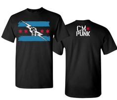 CM Punk Marškinėliai - Juodi Imtynių Marškinėliai WWE Marškinėliai L