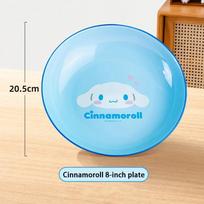 For Sanrio Anime Ceramic Snack Plate Cinnamoroll Kuromi Cute Pattern Home Dinner Buffet Dishes Kitchen Tableware Dessert Dish
