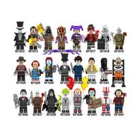 24 vnt. tinkančių LEGO Helovino Džeko Džeisono atakos geltonojo apsiausto meistro Jimmu Renzi žaislų minifigūrėlės 24pcs