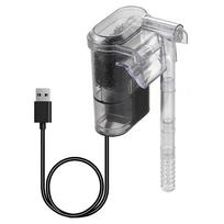 Akvariumo filtras Mini Tylus USB Krioklio Akvariumo Filtras Reguliuojamas Vandens Kiekis Montuojamas ant Sienos USB Akvariumo Filtravimo Įrenginys
