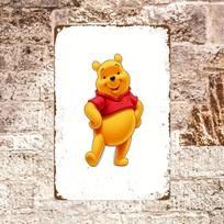 Miniso Disney Mikė Pūkuotukas Tigras Skardinis Ženklas Dekoras Sienų Dekoras Menas Sieninė Tapyba Kambario Dekoras Metalo Plokštelė Baro Plakatai 20x30cm（7.8x11.8inch）