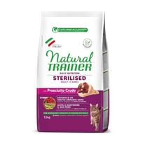 TRAINER NATURAL CAT ADULT sausas maistas sterilizuotoms katėms su kumpiu - Produkto Svoris 10kg