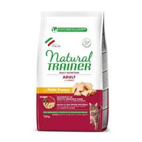 TRAINER NATURAL CAT ADULT CHICKEN sausas maistas katėms su vištiena - Produkto Svoris 1.5kg