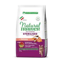 TRAINER NATURAL CAT ADULT SALMON STERILISED sausas maistas katėms su lašiša - Produkto Svoris 1.5kg