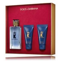 Dolce & Gabbana K Pour Homme rinkinys vyrams (100 ml. EDT + 50 ml. balzamas po skutimosi + 50 ml. dušo gelis) - Rinkinys