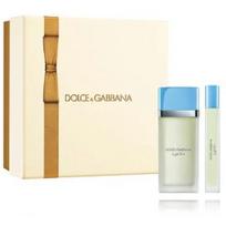 Dolce & Gabbana Light Blue rinkinys moterims (50 ml. EDT + 10 ml. EDT) - Rinkinys