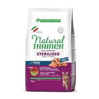 NATURAL TRAINER Cat adult Sterilised TROUT su upėtakiu 1.5kg