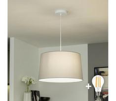 BRILAGI - LED pakabinamas šviestuvas su laidu CERIA 1xE27/40W/230V Ø 45 cm pilkas