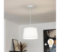Brilagi - LED liustra ant laido CERIA 1xE27/40W/230V Ø 30 cm balta