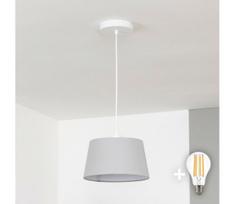 BRILAGI - LED pakabinamas šviestuvas ant laido CERIA 1xE27/40W/230V skersm. 25 cm pilka