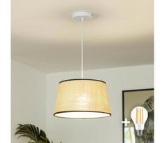 BRILAGI - pakabinamas LED šviestuvas ant laido CERIA 1xE27/40W/230V skersmuo 35 cm smėlio spalvos