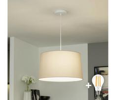 Brilagi - LED pakabinamas šviestuvas ant laido CERIA 1xE27/40W/230V, skersmuo 45 cm, smėlio spalvos