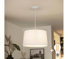 Brilagi - LED pakabinama liustra CERIA 1xE27/40W/230V Ø 45 cm, balta