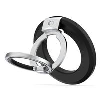 Juodas universalus telefono žiedas/stovas "Tech-Protect MMR500 Magnetic Magsafe Phone Ring"