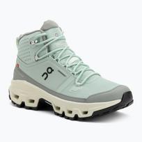 Moteriški turistiniai batai On Cloudrock Mid Waterproof mineral/aloe