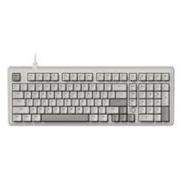 Žaidimų Klaviatūra Mechaninė AJAZZ AK980 98% ARGB HotSwap USB-C (Red Switch) Retro Pilka