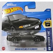 SULANKSTYTA KORTELĖ!!!   Hot Wheels Mainline Modeliukas Nissan Skyline GT-R R32 Black short card (yra Sandėlyje)