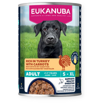Eukanuba Life Care konservai šunims su kalakutiena ir morkomis, 400 g