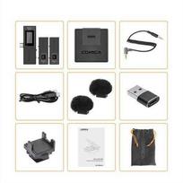 Mikrofonas - Comica VDLive 10 USB Plug-and-Play Streaming Juodas