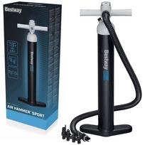 Bestway aukšto slėgio rankinė pompa dvipusė su manometru 62227