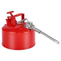 Raudona 9,5 L talpos saugos kuro kanistras