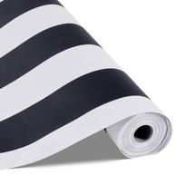 Lipni tapetai 45cm x 15m juodai balti