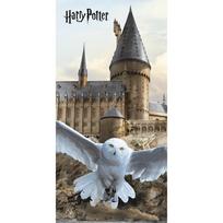 Vaikiškas rankšluostis iš medvilnės 70x140 cm Harry Potter "Hedwig" – Jerry Fabrics