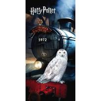 Vaikiškas rankšluostis iš medvilnės 70x140 cm Harry Potter "Hedwig" – Jerry Fabrics
