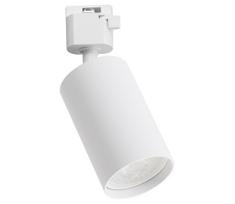 Taškinis šviestuvas 1 fazės bėginei sistemai TIGER 1xGU10/10W/230V, baltas