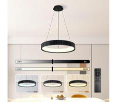 Brilagi - LED reguliuojamas pakabinamas šviestuvas ant laido FALCON MODERN LED/54W/230V 60 cm juodas + su nuotoliniu pultu